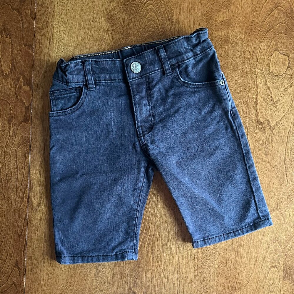 H&M navy twill shorts 3-4Y